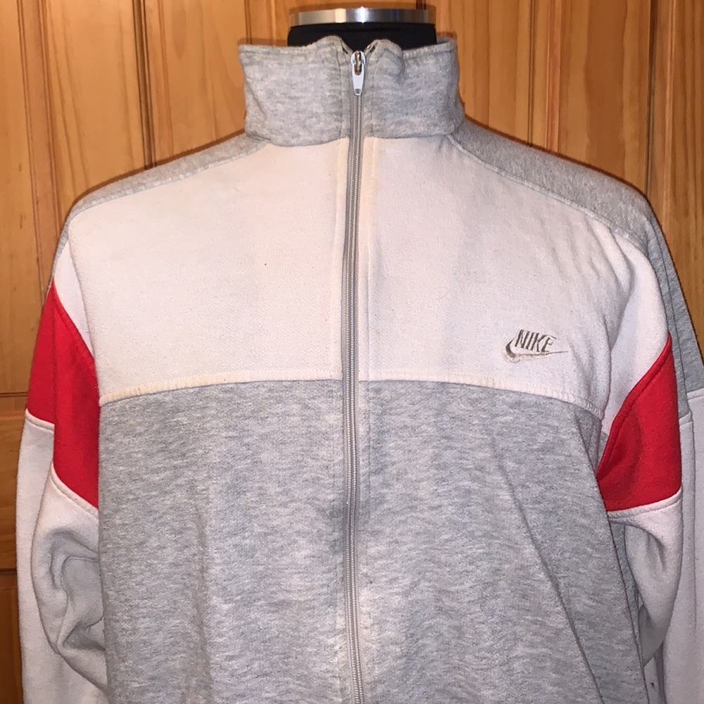 (EXTREMELY RARE 1987-1994 RED LABEL GREY TAG) Vintage Nike Jacket - Picture 3 of 8